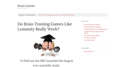Desktop Screenshot of braingainer.org